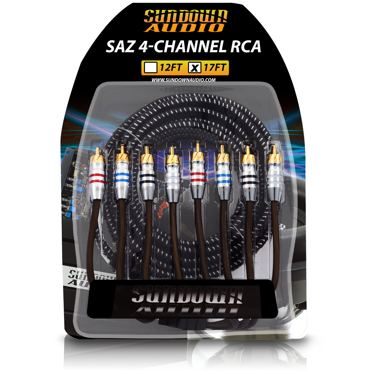 SAZ RCA - 4 Channel - 17 ft Hi-Fi