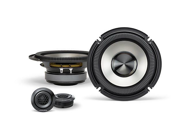 Alpine BRV-S65C – 6.5" BassRev™ Component 2-Way Speaker Set