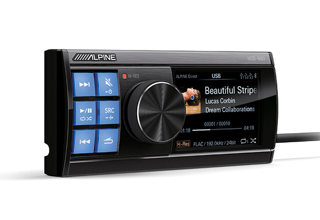 Alpine HDS-990 – Alpine Status Hi-Res Digital Media Player
