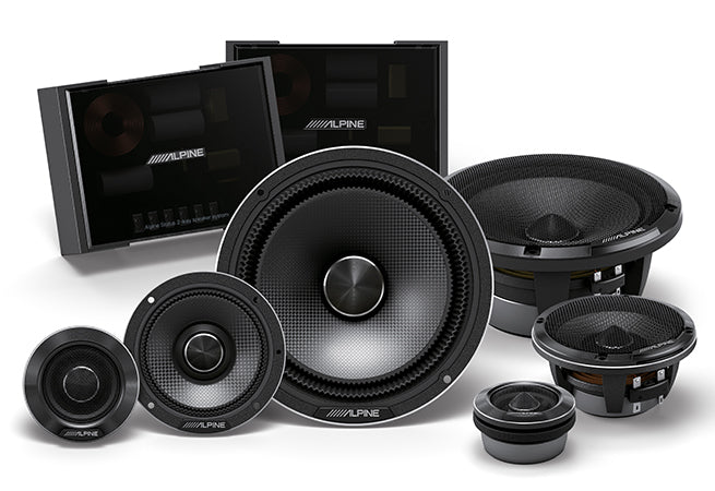 Alpine HDZ-653 – Alpine Status Hi-Res 6.5” 3-Way Component Speaker Set