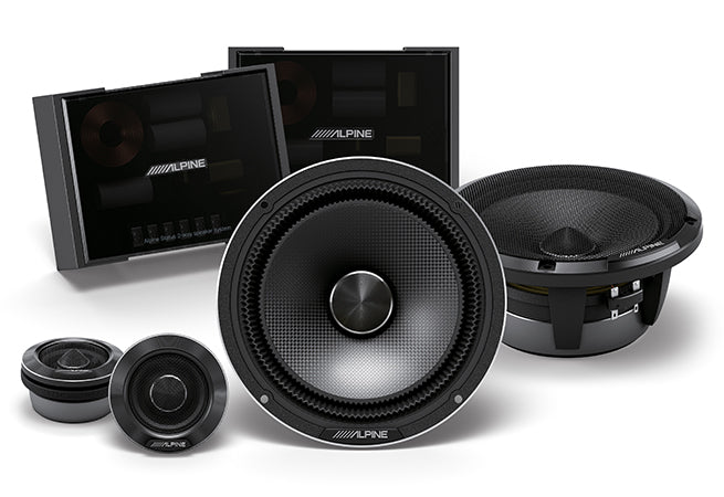 Alpine HDZ-65C – Alpine Status Hi-Res 6.5” 2-Way Component Speaker Set
