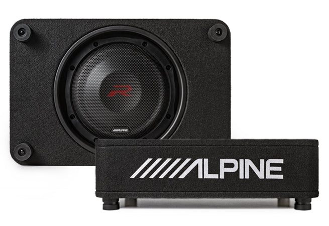 Alpine RS-SB10 – Single 10” R-Series Shallow Preloaded Subwoofer Enclosure