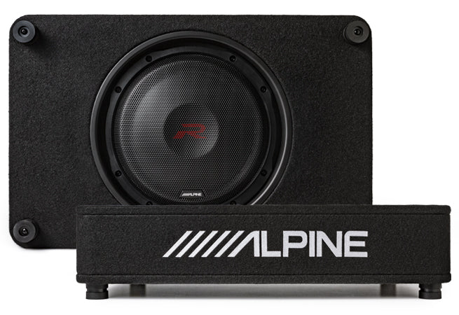 Alpine RS-SB12 – Single 12” R-Series Shallow Preloaded Subwoofer Enclosure