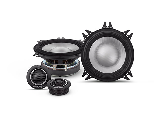 Alpine S2-S40C – Next-Generation S-Series 4" Component 2-Way Speaker Set