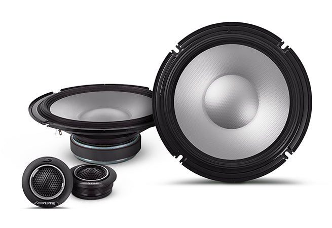 Alpine S2-S80C – Next-Generation S-Series 8" Component 2-Way Speaker Set