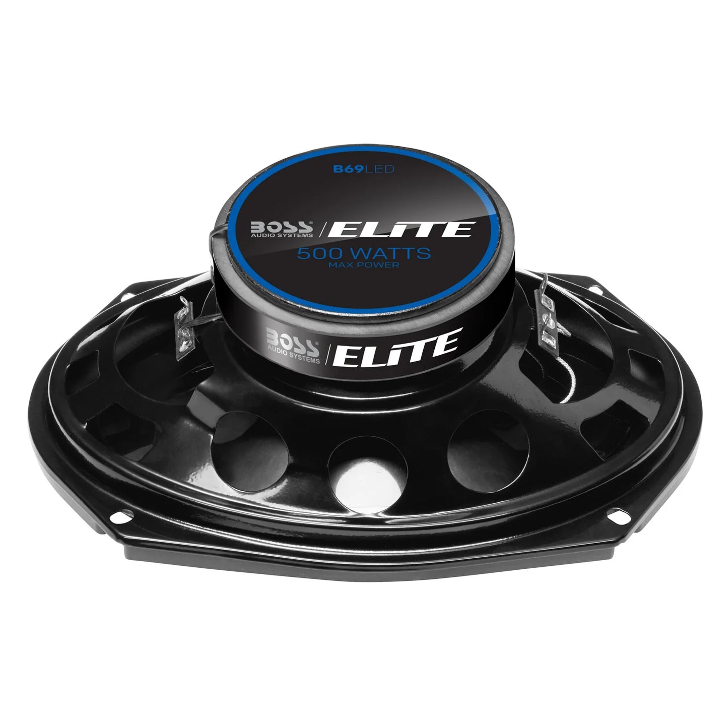 Elite 6" x 9" 3-Way 500W Full Range Speakers. (Sold in Pairs)-B69LED