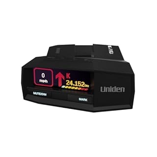 Uniden R8W (New Model) Extreme Long Range Laser/Radar Detector, 360° Awareness, Directional Arrows, Wi-Fi, Bluetooth, GPS, Real-Time Voice Alerts, Red Light & Speed Camera Alerts, R/TACH App