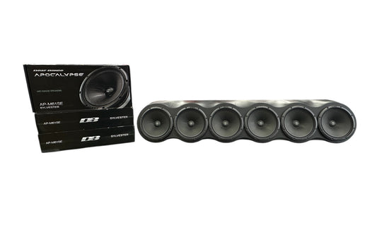 DEAF BONCE 61SE 6 6.5 SPEAKER RACK BUNDLE