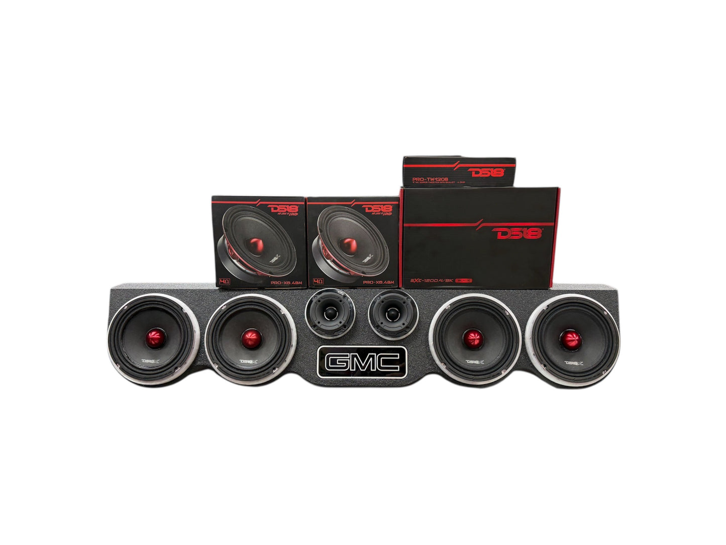 DS18 SPEAKER RACK BUNDLE WITH 4CH AMP