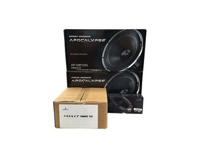 DEAF BONCE 67AN SPEAKER RACK BUNDLE WITH LED SPEAKER RING LIGHTS