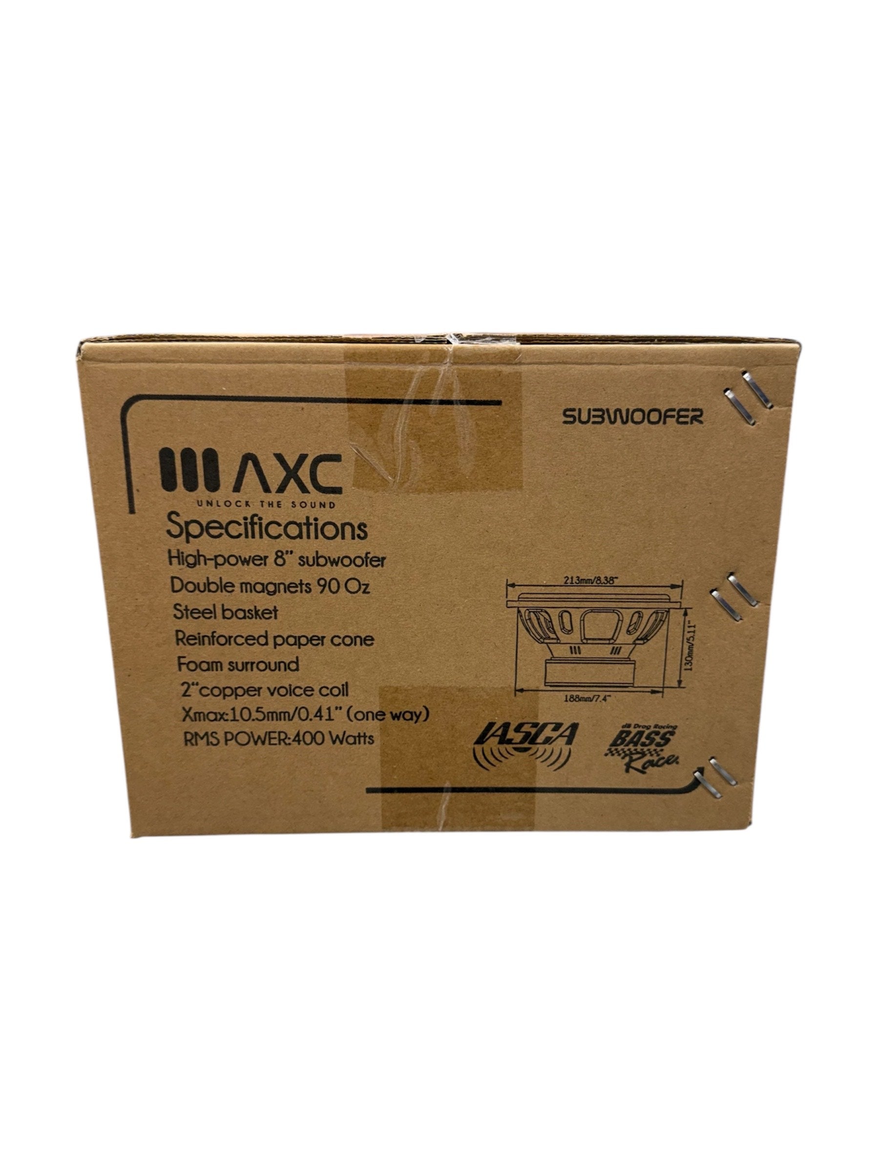 AUDIO CODE F8 8 INCH SUBWOOFER 400W – Best Sound Car Audio