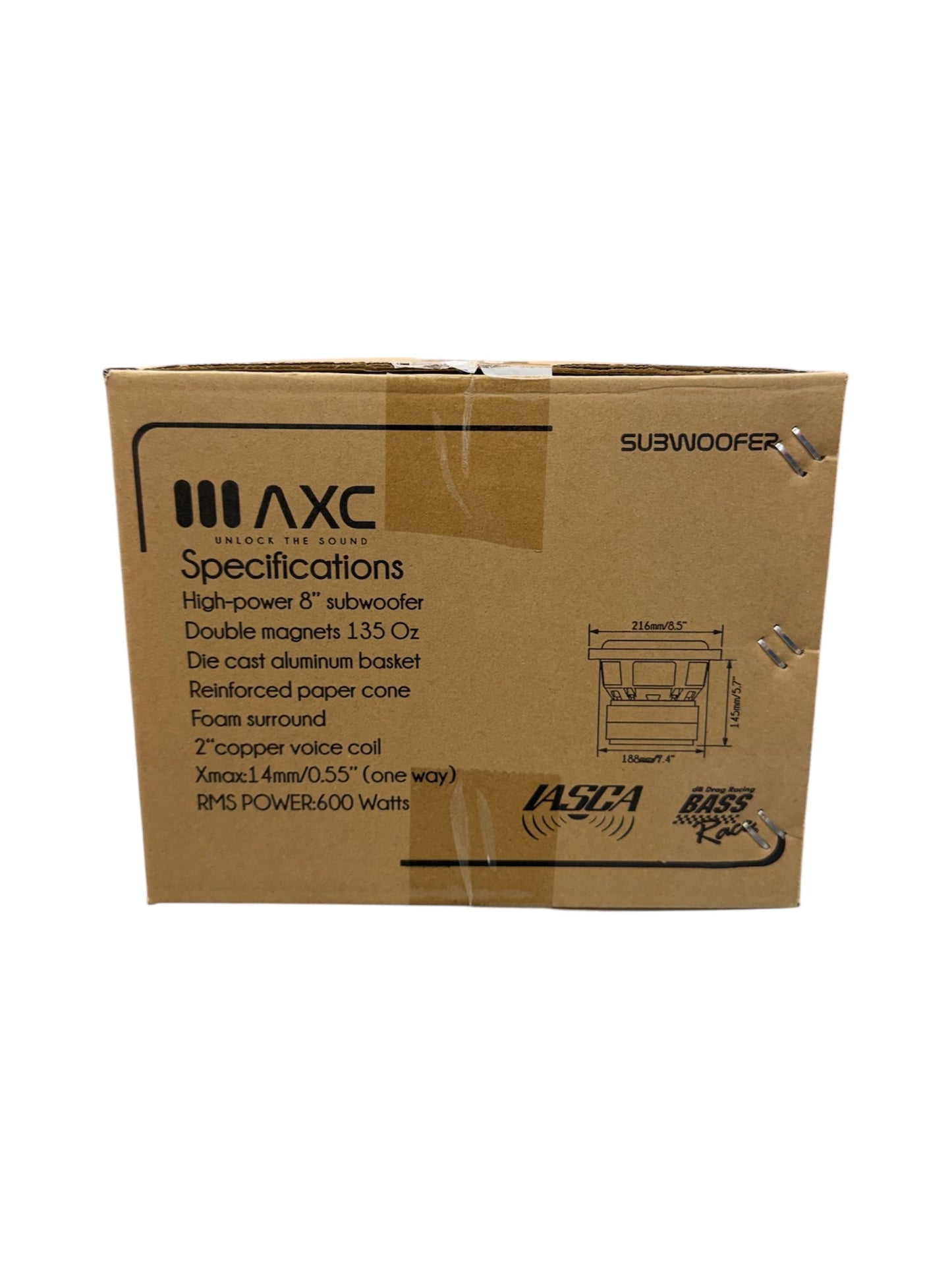 AUDIO CODE S8 8 INCH SUBWOOFER 600W