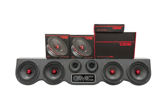 DS18 SPEAKER RACK BUNDLE WITH 4CH AMP