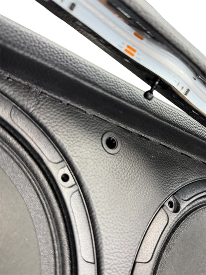 DEAF BONCE 61SE SYLVESTER 4 SPEAKER AND TWEETER SPEAKER RACK BUNDLE WITH BEAUTY PANEL AND RGB LIGHTS