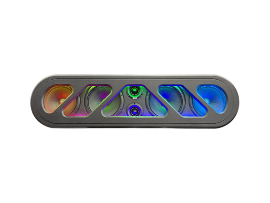 DEAF BONCE 61SE SYLVESTER 4 SPEAKER AND TWEETER SPEAKER RACK BUNDLE WITH BEAUTY PANEL AND RGB LIGHTS