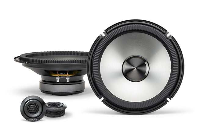 Alpine BRV-S80C – 8" BassRev™ Component 2-Way Speaker Set