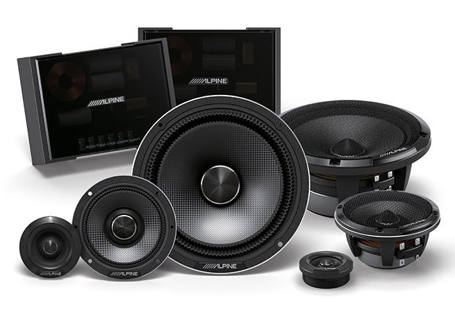 Alpine HDZ-653S – Alpine Status Hi-Res 6.5” 3-Way Slim-Fit Component Speaker Set