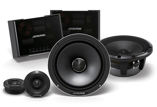 Alpine HDZ-65CS – Alpine Status Hi-Res 6.5” 2-Way Slim-fit Component Speaker Set