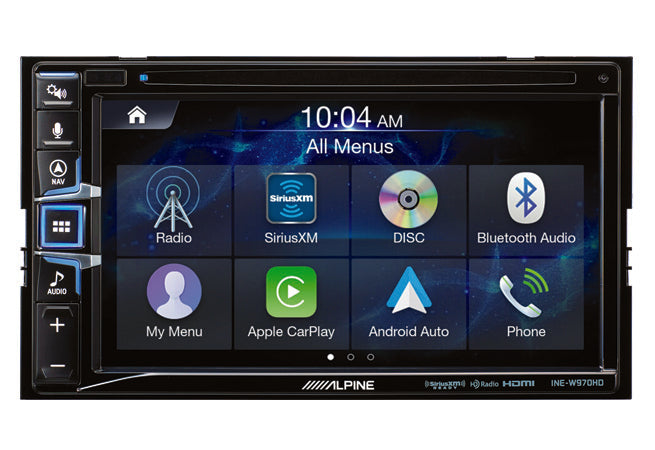 Alpine INE-W970HD – 6.5-Inch CD/DVD Receiver with GPS Navigation