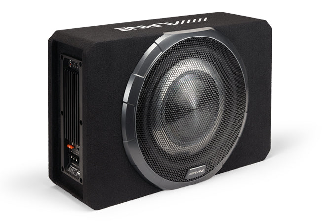 Alpine PWV-SB12 – 12" BassRev™ Powered Shallow Subwoofer Enclosure with OPTIM™ Sync