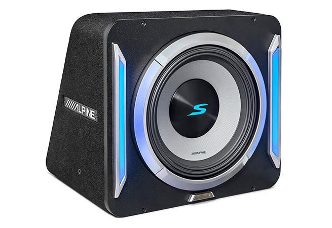 Alpine S2-SB12 – 12” PrismaLink® S-Series Preloaded Subwoofer Wedge Enclosure