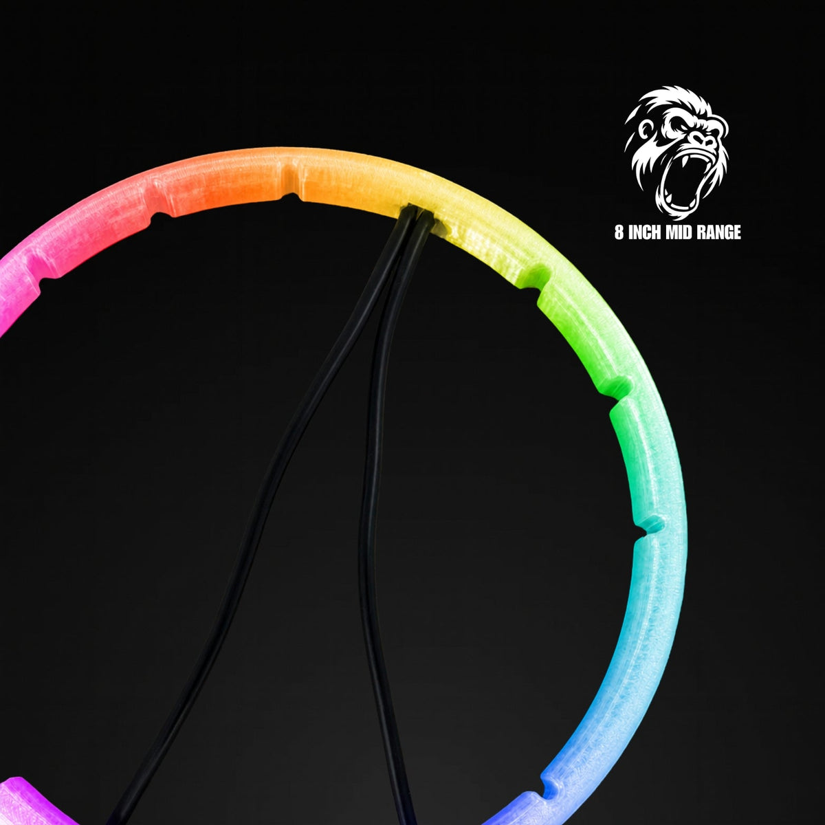 8" RGB LED SPEAKER RING LIGHT KIT