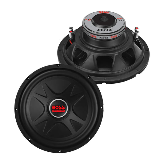 Elite - 12" Dual Voice Coil (4 Ohm) 1000W Subwoofer. (Sold Single)-BE12D