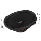 6x9" 350 W RMS 4 Ohm Mid-High Loudspeaker DS18 PROJECT360 Neo Rotating Recone