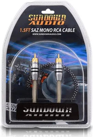 SAZ RCA - Mono - 1.5 ft Hi-Fi